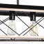Luminaire suspendu industriel en chêne 5 lumières Chandelier-246046091