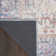 Machine Washable Oriental Blue/Red Area Rug