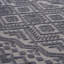 Tapis d'intérieur / extérieur blanc / gris 6X9 LOOM & LUXE Collection
