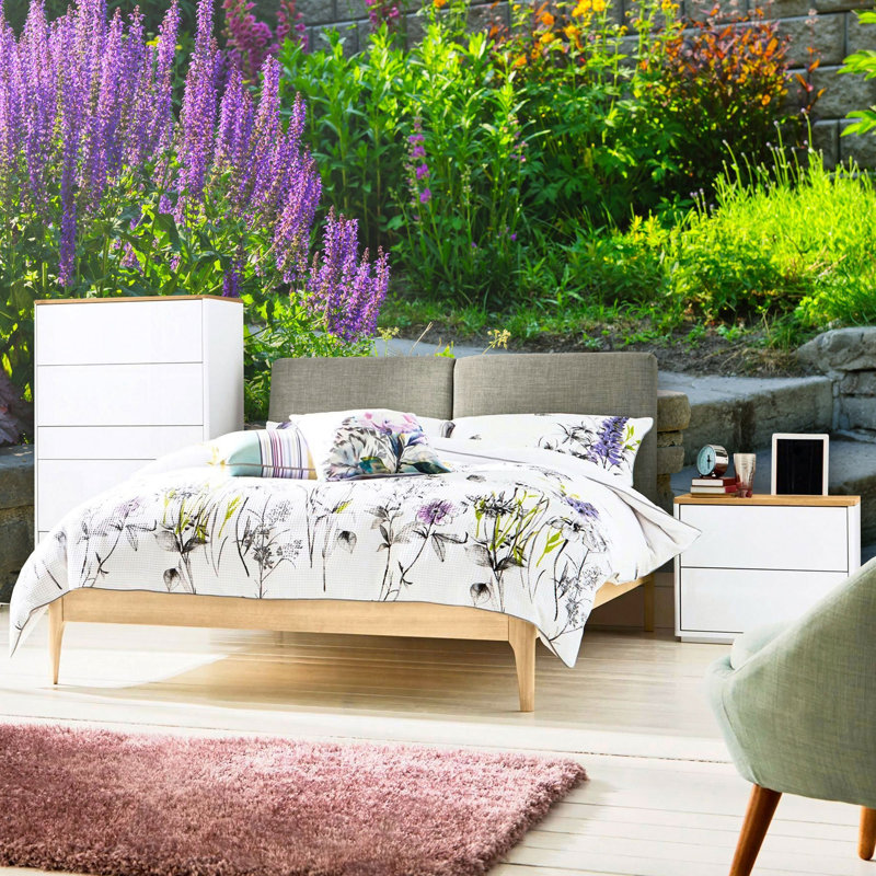 Panneau de papier peint floral Hamund, L 100,08 po x l 96 po