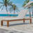Riyadh All Aluminum Adjustable Teslin Lounger With Removable Cushion