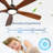 72 Inch Wood Ceiling Fan With Light