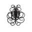 Wood Bead Wall Sconce-1364494551