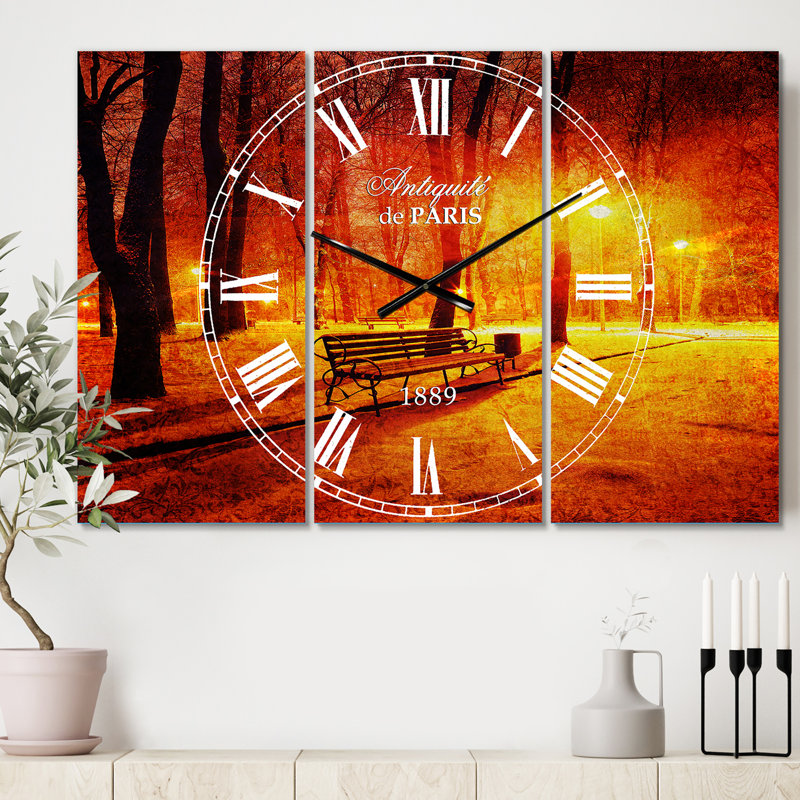 Très grande horloge murale Swigart