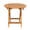 Aucune table d’appoint extérieure en bois d’acacia pliable et réglable