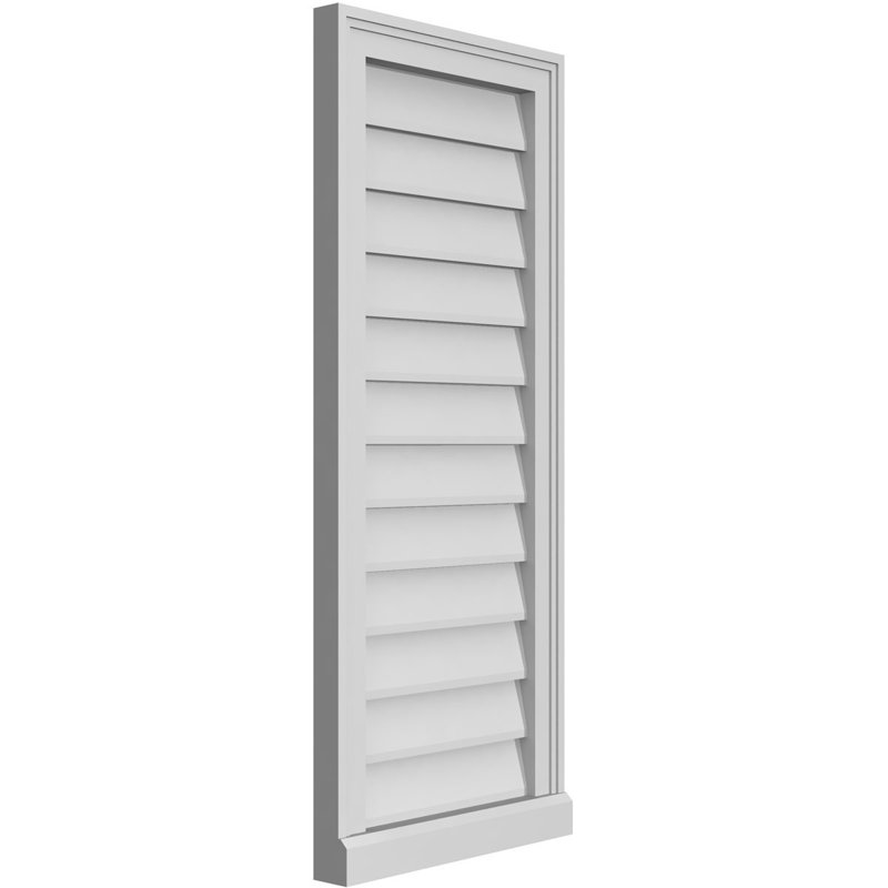 Cadre de seuil Brickmould, brun clair apprêté, H 38 po x l 16 po x P 2 po