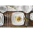 Brandermill 18 Piece Bone China Dinnerware Set, Service for 6