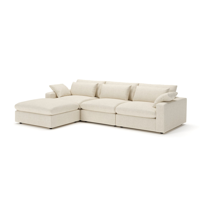 Remy Sectional, John Sepia Performance Linen Blend