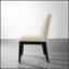 Ensemble de 2 chaises de salle à manger rondes contemporaines en bois massif Roundhill Furniture, beige, confortables et élégantes