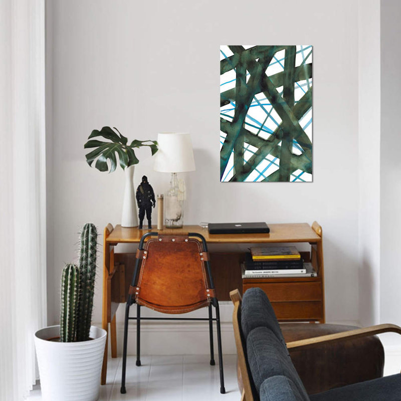 «Tangled I», reproduction sur toile, H 26 po x l 18 po x P 1,5 po, Pas de tapis, Toile tendue