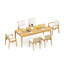 Sema Outdoor - Piece Teak Dining Set-260052001