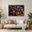 Légumes, art mural mauve en métal-2028278423