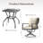 Swivel Patio Lounge Chair With Cushions