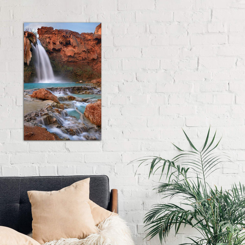 Havasu Falls, Grand Canyon, Arizona III - Wrapped Canvas Print, 101.6 cm H x 66.04 cm W x 1.91 cm D