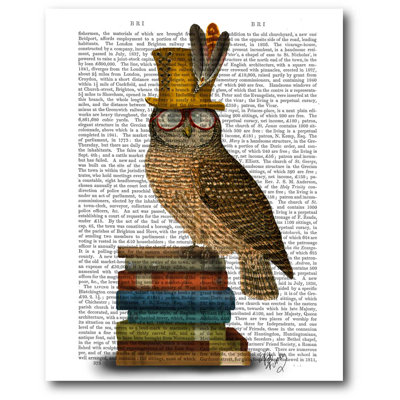 " Owl On Books "