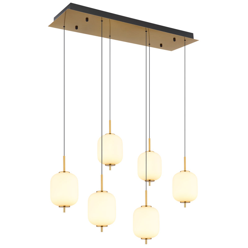 Axie 1 - Light Brass LED Pendant