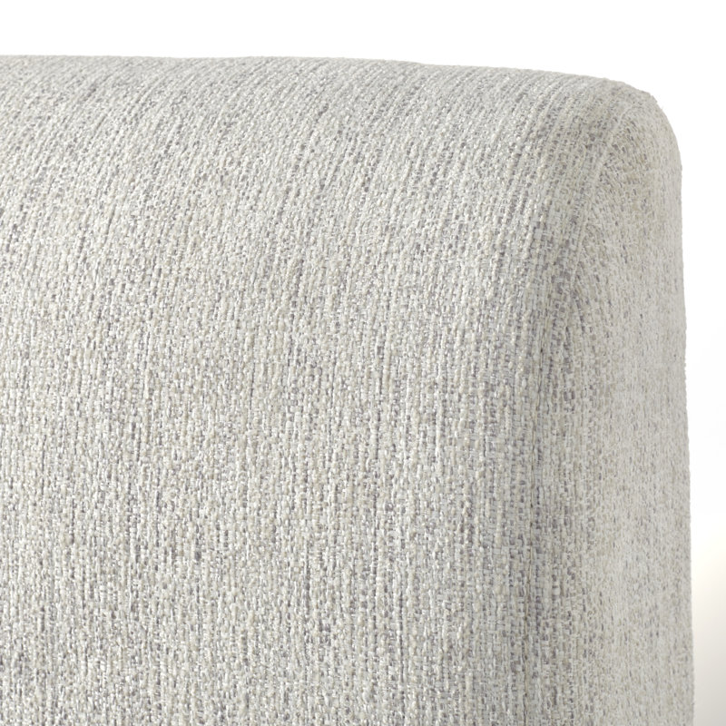 Caila Upholstered Panel Headboard, Cream