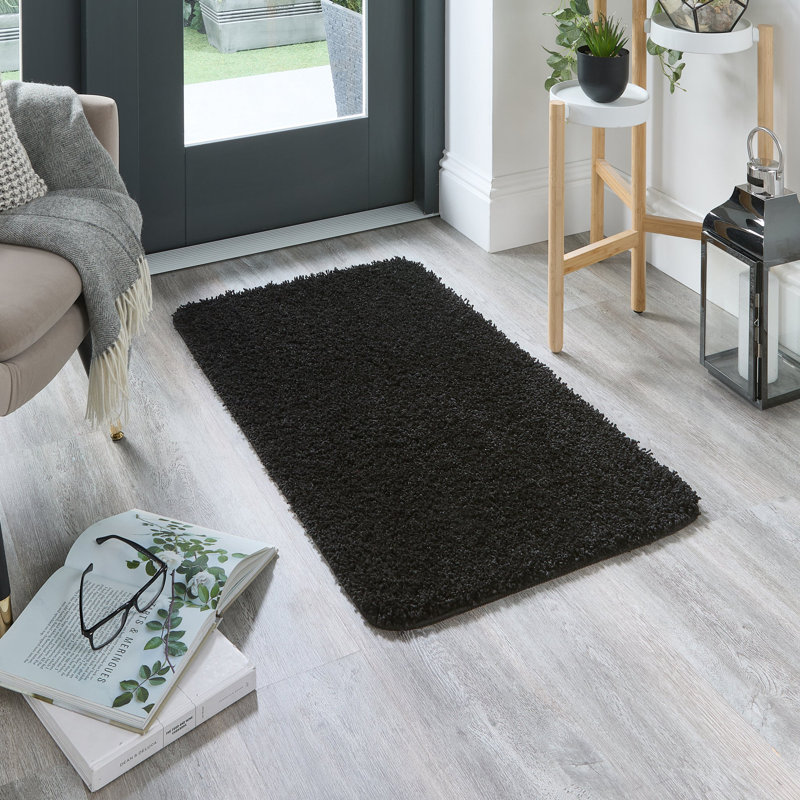 Solid Colour Machine Tufted Area Rug, Rectangle 60 x 100 cm