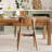 Sair Ash Solid Wood Dining Table-573197447