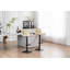 Swivel Bar Stools Modern Faux Leather Upholstered Counter Stools for Kitchen Island, Adjustable Height Stools with Footrest for Home Bar-1925932796