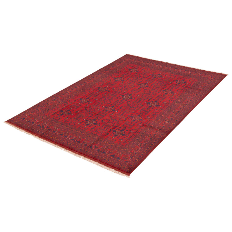 Tapis rouge Malci Esari 6 pi 7 po x 9 pi 9 po