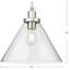 Luminaire suspendu conique à 1 lumière Haydenville-909490937-909490936