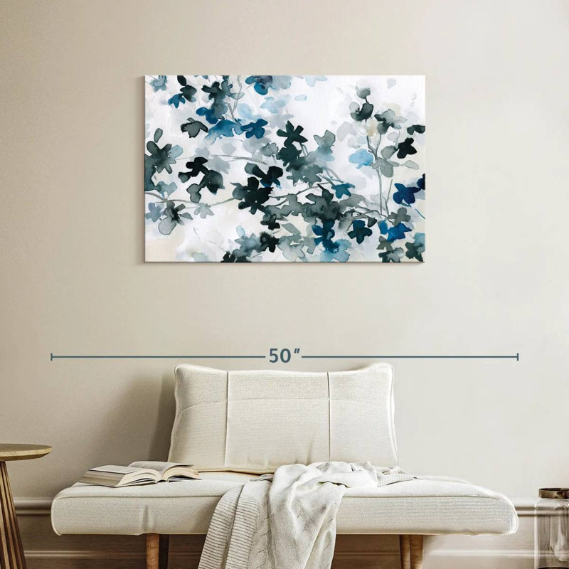 Fleurs de cerisier bleues Avery, H 24 po x l 36 po