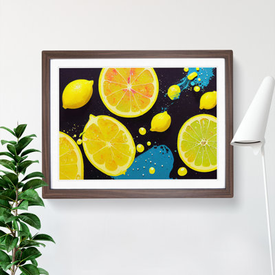 Lemon Fruit Splash Vol.2 - Single Picture Frame Print