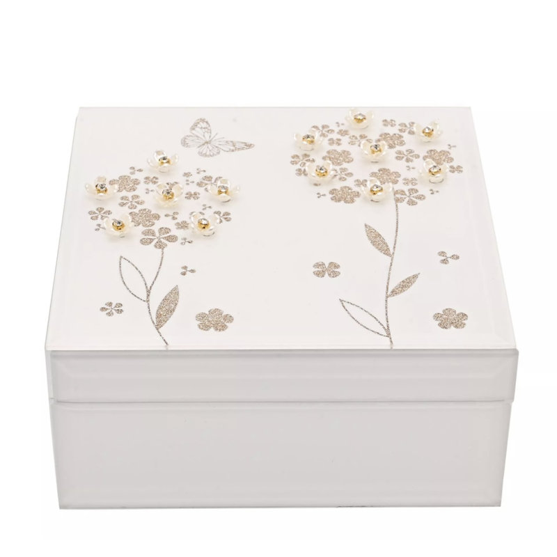 Glass Jewellery Box + Dividers
