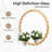 Round wavy Wall Mirror for Bathroom Vanity