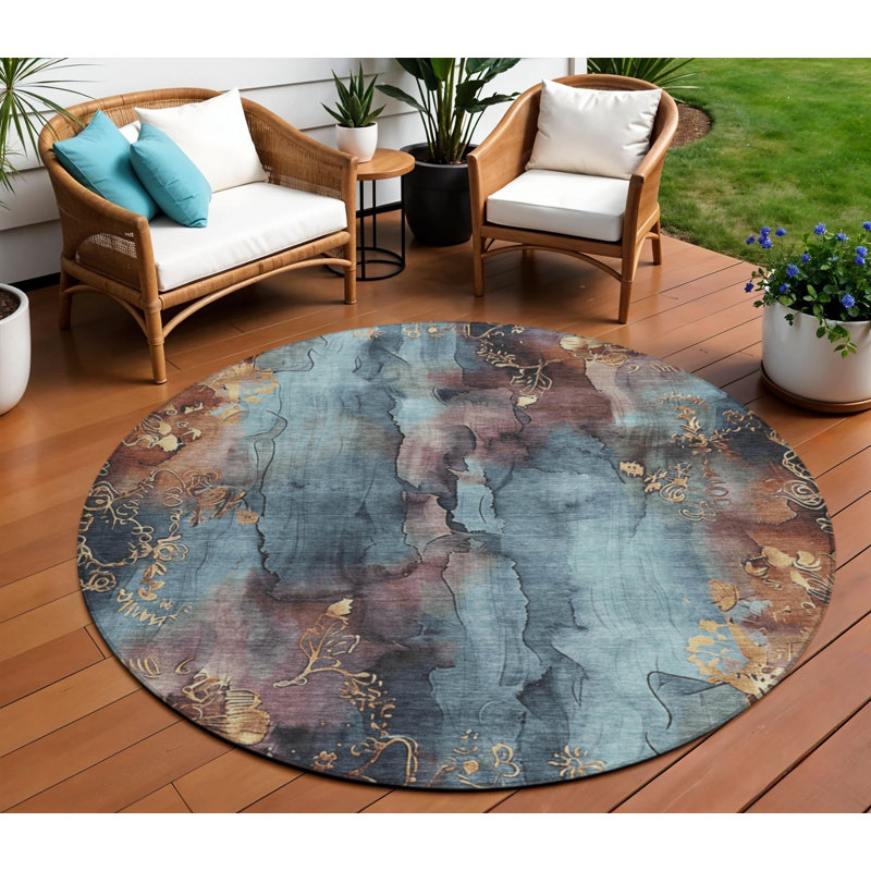 Tapis rond 8 po