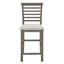 Ensemble de salle à manger 5 pièces avec table de bar et chaises, conception peu encombrante, style rétro, facile à assembler
