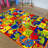 Rectangle Abstract Machine Woven / Power Loomed Polypropylene Rug-94522335