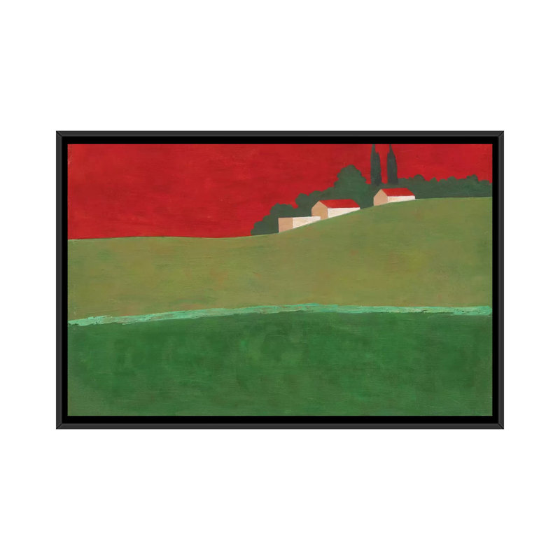 Ruhama 1 Piece Painting on Canvas, 101.6 cm H x 66.04 cm W, Black Framed
