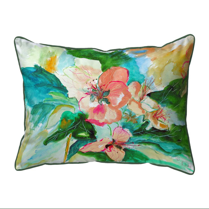  Indoor / Outdoor Throw Pillow, 16" H  x 20" W