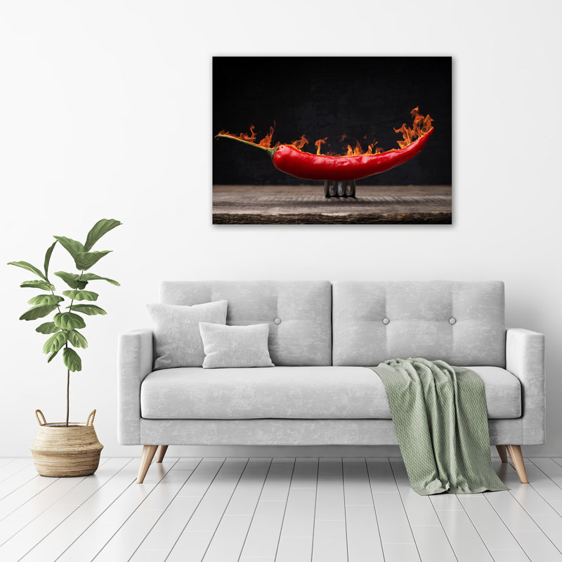 Chilli Pepper - Unframed Art Prints on Glass
