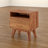 Oslo 48cm W Solid Wood Bedside Table