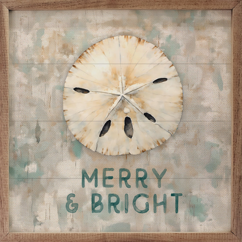 «Merry And Bright Sand Dollar», H 8 po x l 8 po