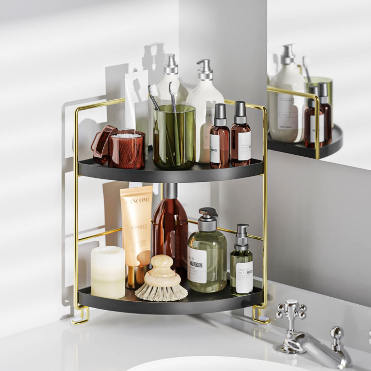 Mercer41 Amberdawn Metal Freestanding Bathroom Shelves