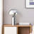 Venus 14 In. Dimmable LED Modern Dome Shade Table Lamp in Silver Chrome Finish-118028665