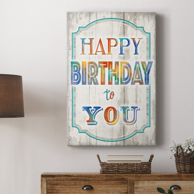 Happy Birthday to You - galerie Cavas sur mesure