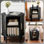 Table de chevet en bois de 19,69 po avec armoire de rangement, table de bout ovale avec tablette réglable et station de charge (noir)-2087682911-2087682897