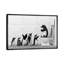 Penguin Family At The Toilet by Jauffrey Philippe - Gallery-Wrapped Canvas Giclée on Canvas-1671141114-1665306166