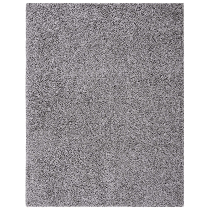Lindsay Shag Performance Solid Color Rug, Round 6'7"