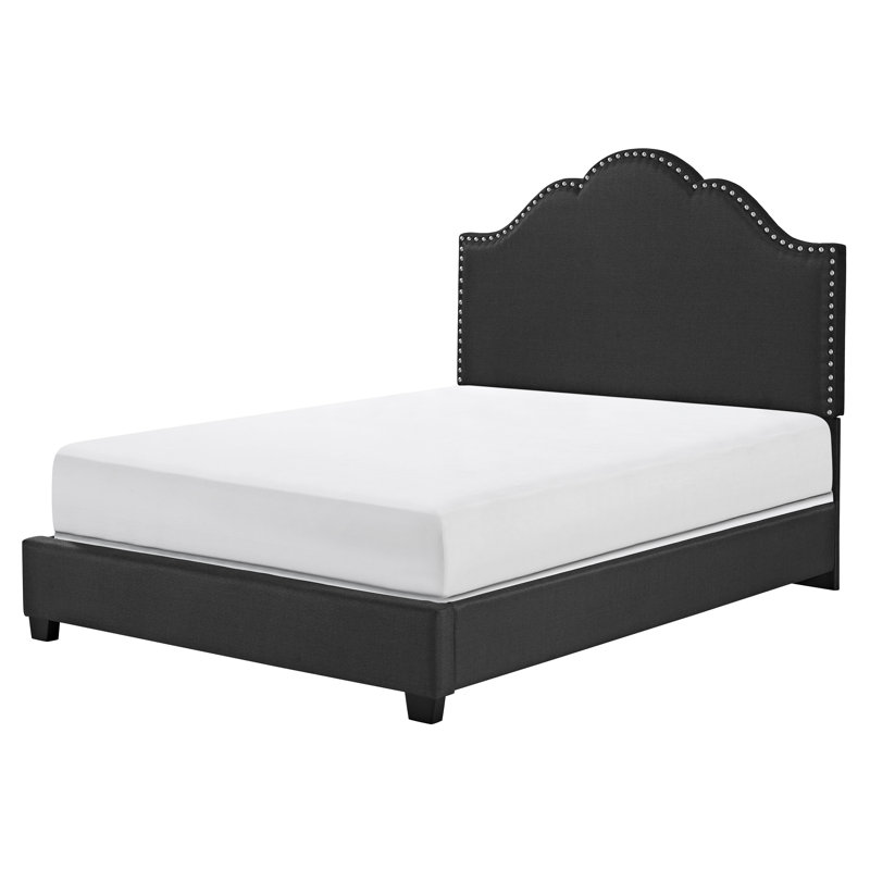 Benedict Upholstered Headboard, Queen, Crème Linen