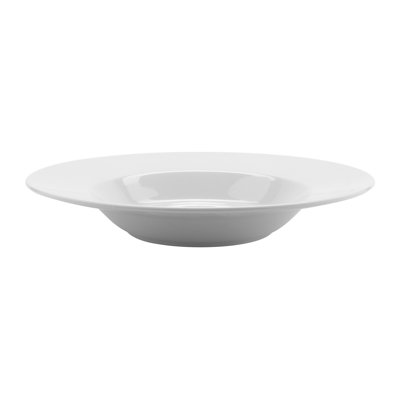 GET Bol à pâtes en porcelaine haute résistance, 18 onces, blanc (ensemble de 12)