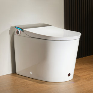 Smart Toilet With Bidet Built In, Full-Area Seat Sensor, Foam Dispenser & Auto Open/Close – 1000G Zero‑Pressure Flush, SPA Oxygen Wash, Foot Sensor, Heated Seat Smart Toilet With  Remote