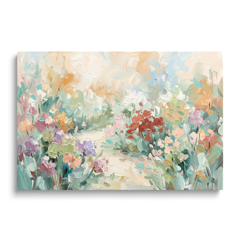 Tableau impressionniste multicolore sur toile, paysage, œuvre d'art murale picturale pour salon, salle à manger et chambre