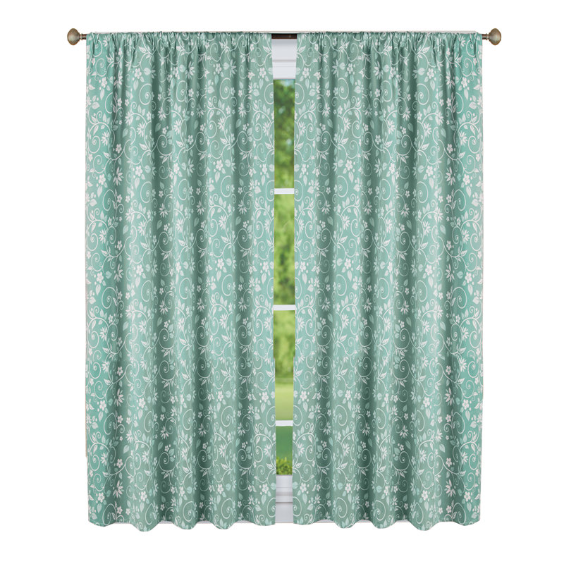 Panneau de rideau simple semi-transparent en microfibre