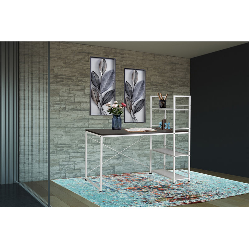 Reversible Smart Workstation Wooden Desk